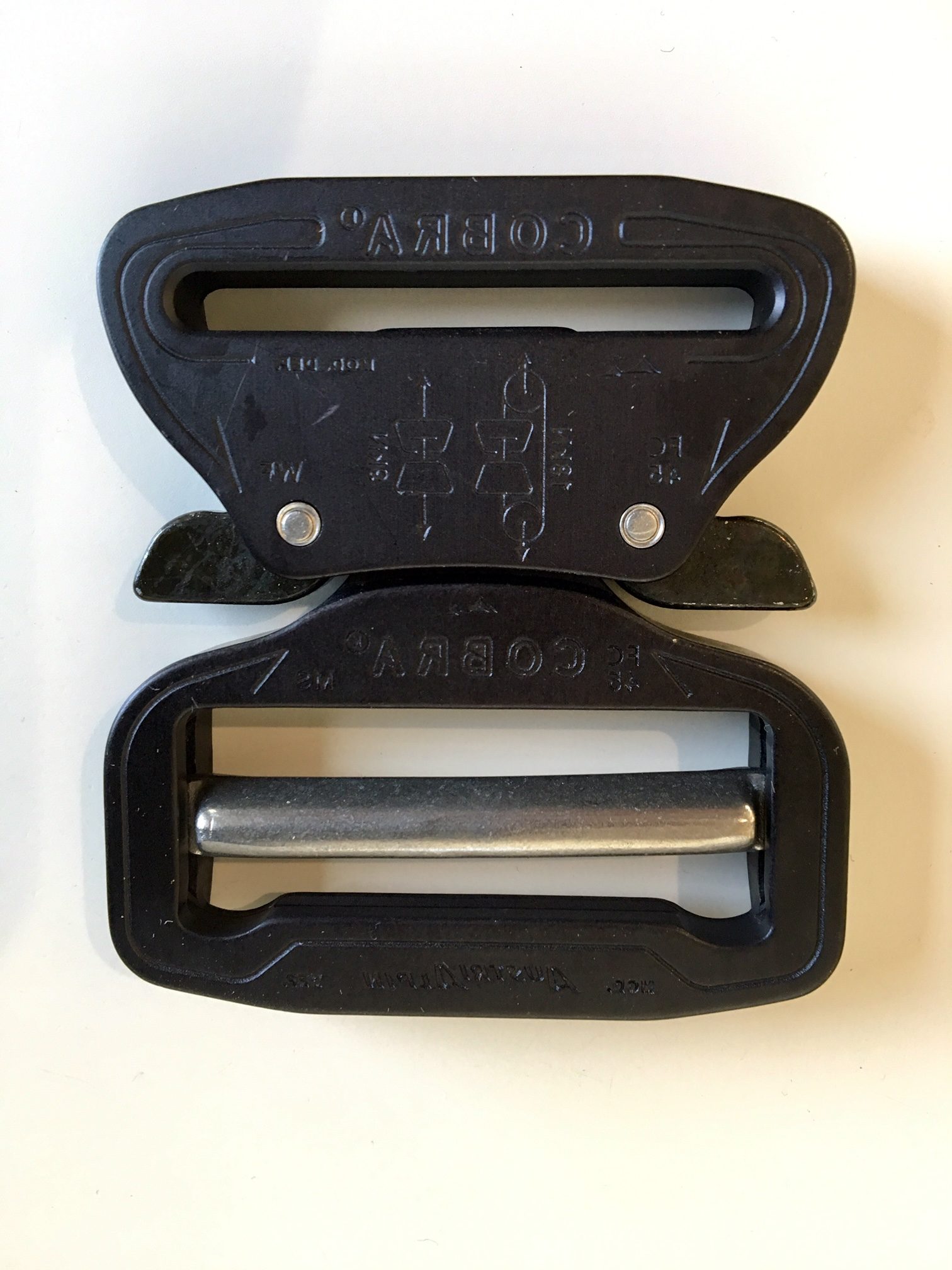 Aluminum Buckle COBRA® PRO STYLE with Double-side Metal Tri-glide