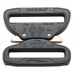 AustriAlpin 45mm / 1.75 HARD COAT™ D Ring Cobra Buckle XL Clips -  FX45HVD-XL